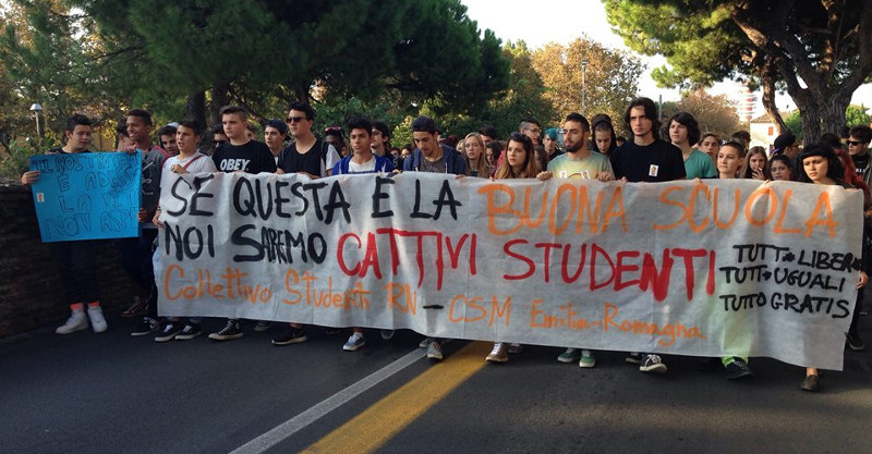 Corteo Collettivo Studenti Rimini