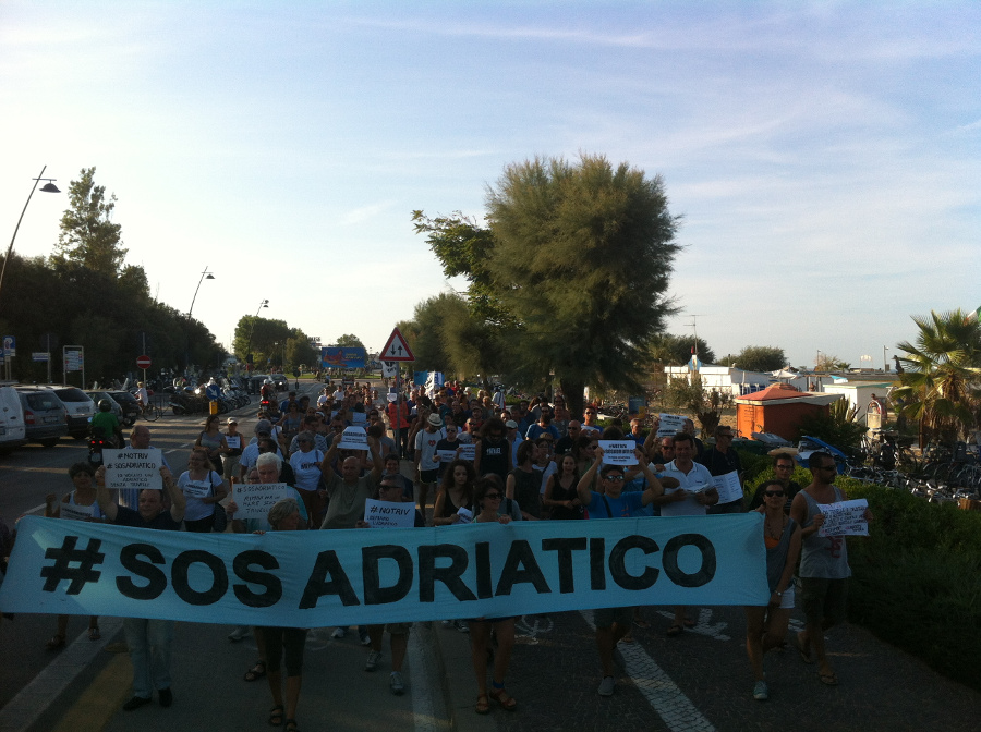 Rimini 29-08-2015 - Marcia #NoTriv per una politica energetica sostenibile